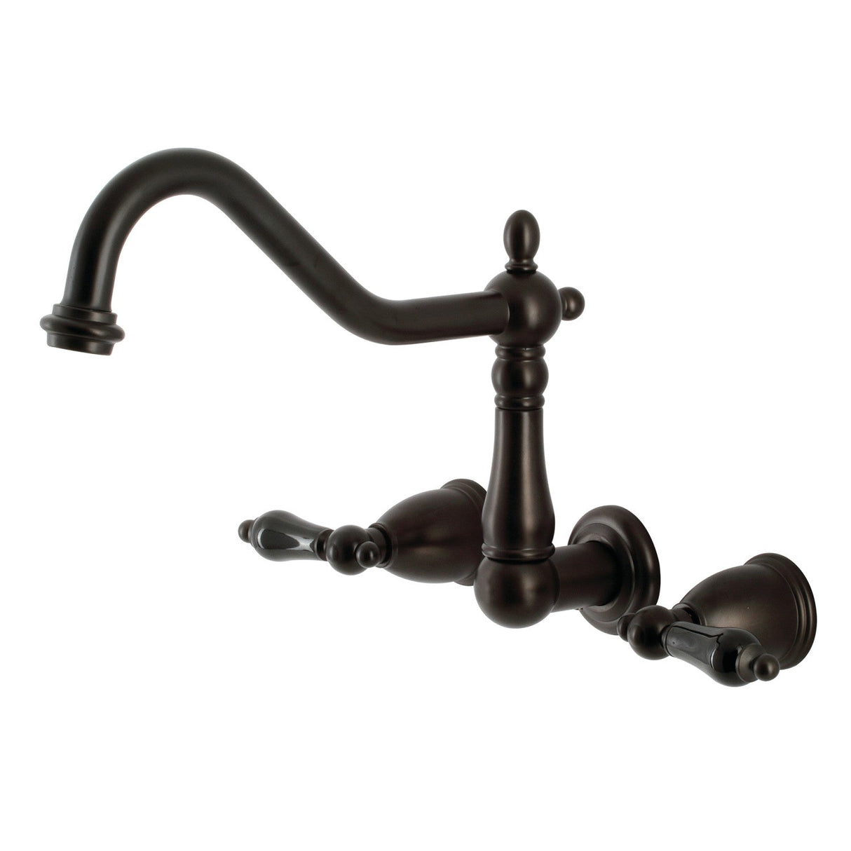 Duchess KS1025PKL Two-Handle 3-Hole Wall Mount Roman Tub Faucet, Oil Rubbed Bronze