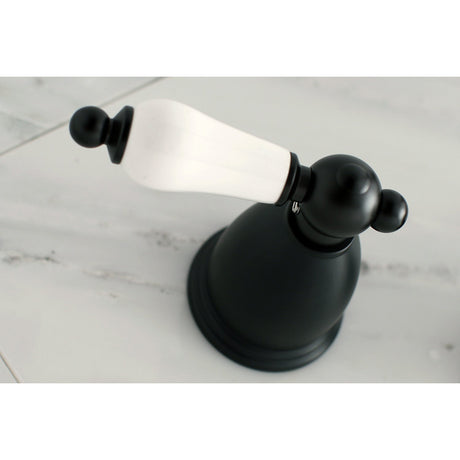 Heritage KS1025PL Two-Handle 3-Hole Wall Mount Roman Tub Faucet, Oil Rubbed Bronze