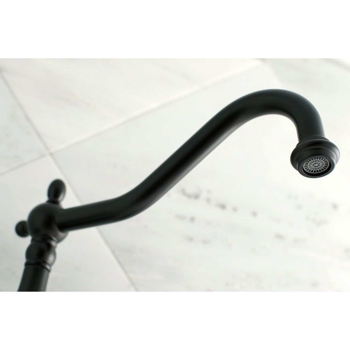 Heritage KS1025PL Two-Handle 3-Hole Wall Mount Roman Tub Faucet, Oil Rubbed Bronze