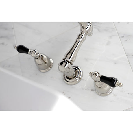 Duchess KS1026PKL Two-Handle 3-Hole Wall Mount Roman Tub Faucet, Polished Nickel