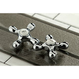 Victorian KS1071AX Two-Handle 2-Hole Deck Mount Vessel Faucet, Polished Chrome