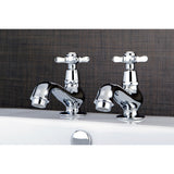 Essex KS1101BEX Two-Handle Deck Mount Basin Tap Faucet, Polished Chrome