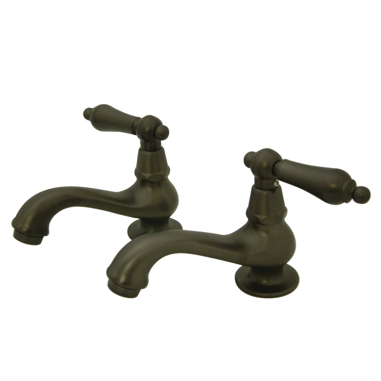 Heritage KS1105AL Two-Handle Deck Mount Basin Tap Faucet, Oil Rubbed Bronze