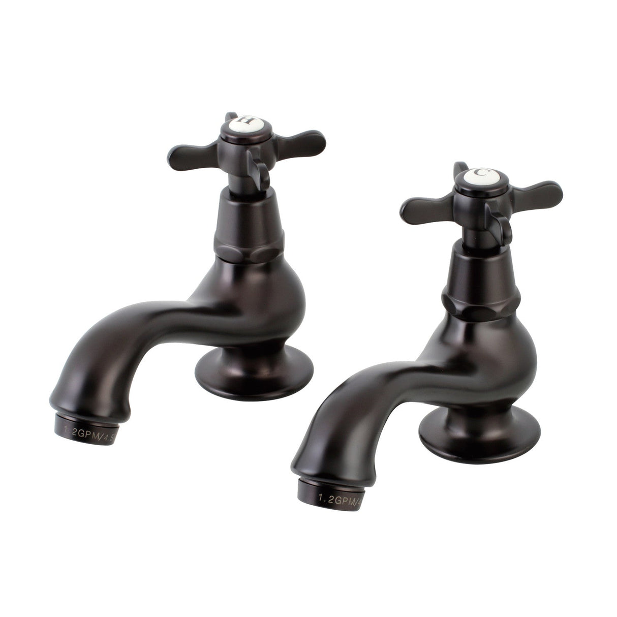 Essex KS1105BEX Two-Handle Deck Mount Basin Tap Faucet, Oil Rubbed Bronze