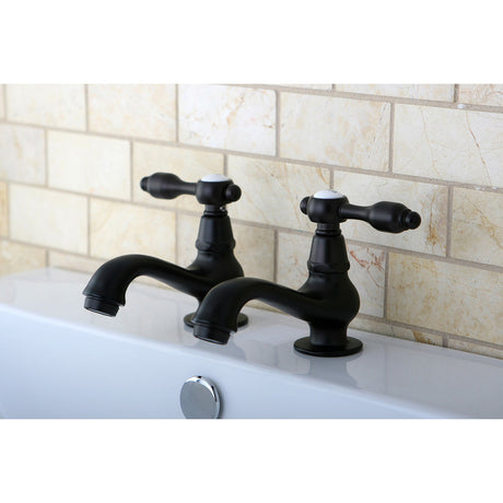 Tudor KS1105TAL Two-Handle Deck Mount Basin Tap Faucet, Oil Rubbed Bronze