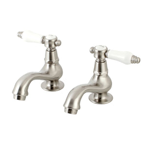 Bel-Air KS1108BPL Two-Handle Deck Mount Basin Tap Faucet, Brushed Nickel