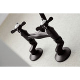 Essex KS113ORB Two-Handle 2-Hole Wall Mount Kitchen Faucet, Oil Rubbed Bronze