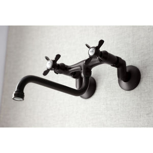 Essex KS115ORB Two-Handle 2-Hole Wall Mount Bathroom Faucet, Oil Rubbed Bronze