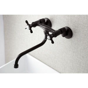 Essex KS115ORB Two-Handle 2-Hole Wall Mount Bathroom Faucet, Oil Rubbed Bronze