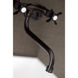 Essex KS115ORB Two-Handle 2-Hole Wall Mount Bathroom Faucet, Oil Rubbed Bronze