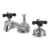 Duchess KS1161PKX Two-Handle 3-Hole Deck Mount Widespread Bathroom Faucet with Brass Pop-Up, Polished Chrome