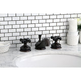 Duchess KS1165PKX Two-Handle 3-Hole Deck Mount Widespread Bathroom Faucet with Brass Pop-Up, Oil Rubbed Bronze