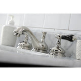 Duchess KS1166PKL Two-Handle 3-Hole Deck Mount Widespread Bathroom Faucet with Brass Pop-Up, Polished Nickel
