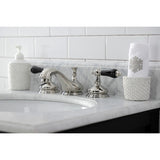 Duchess KS1166PKL Two-Handle 3-Hole Deck Mount Widespread Bathroom Faucet with Brass Pop-Up, Polished Nickel