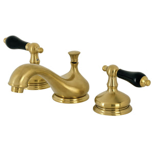 Duchess KS1167PKL Two-Handle 3-Hole Deck Mount Widespread Bathroom Faucet with Brass Pop-Up, Brushed Brass