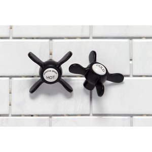 Essex KS116ORB Two-Handle 2-Hole Wall Mount Bathroom Faucet, Oil Rubbed Bronze