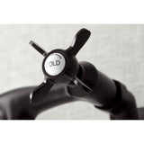 Essex KS116ORB Two-Handle 2-Hole Wall Mount Bathroom Faucet, Oil Rubbed Bronze