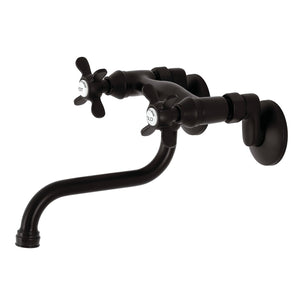 Essex KS116ORB Two-Handle 2-Hole Wall Mount Bathroom Faucet, Oil Rubbed Bronze