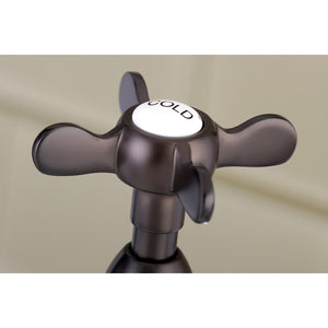 Essex KS1175BEX Two-Handle 2-Hole Deck Mount Bridge Kitchen Faucet, Oil Rubbed Bronze