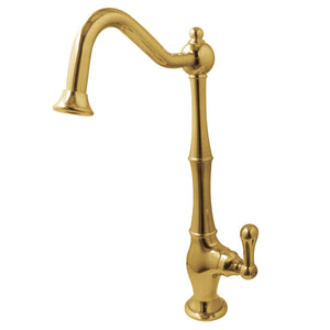 Heritage KS1192AL Single-Handle 1-Hole Deck Mount Water Filtration Faucet, Polished Brass