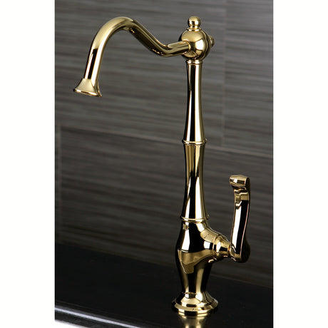 Royale KS1192FL Single-Handle 1-Hole Deck Mount Water Filtration Faucet, Polished Brass