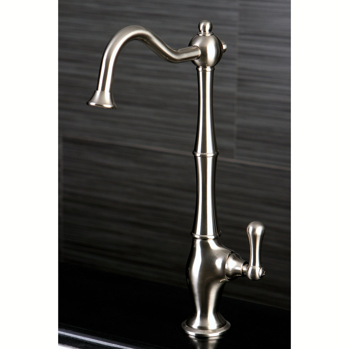 Heritage KS1198AL Single-Handle 1-Hole Deck Mount Water Filtration Faucet, Brushed Nickel