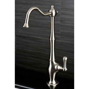 Heritage KS1198AL Single-Handle 1-Hole Deck Mount Water Filtration Faucet, Brushed Nickel
