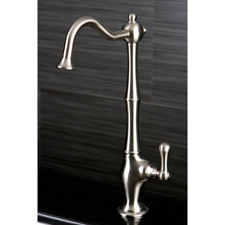 Heritage KS1198AL Single-Handle 1-Hole Deck Mount Water Filtration Faucet, Brushed Nickel