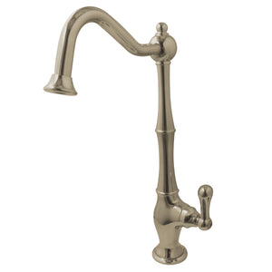 Heritage KS1198AL Single-Handle 1-Hole Deck Mount Water Filtration Faucet, Brushed Nickel