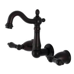 Duchess KS1225PKL Two-Handle Wall Mount Bathroom Faucet, Oil Rubbed Bronze