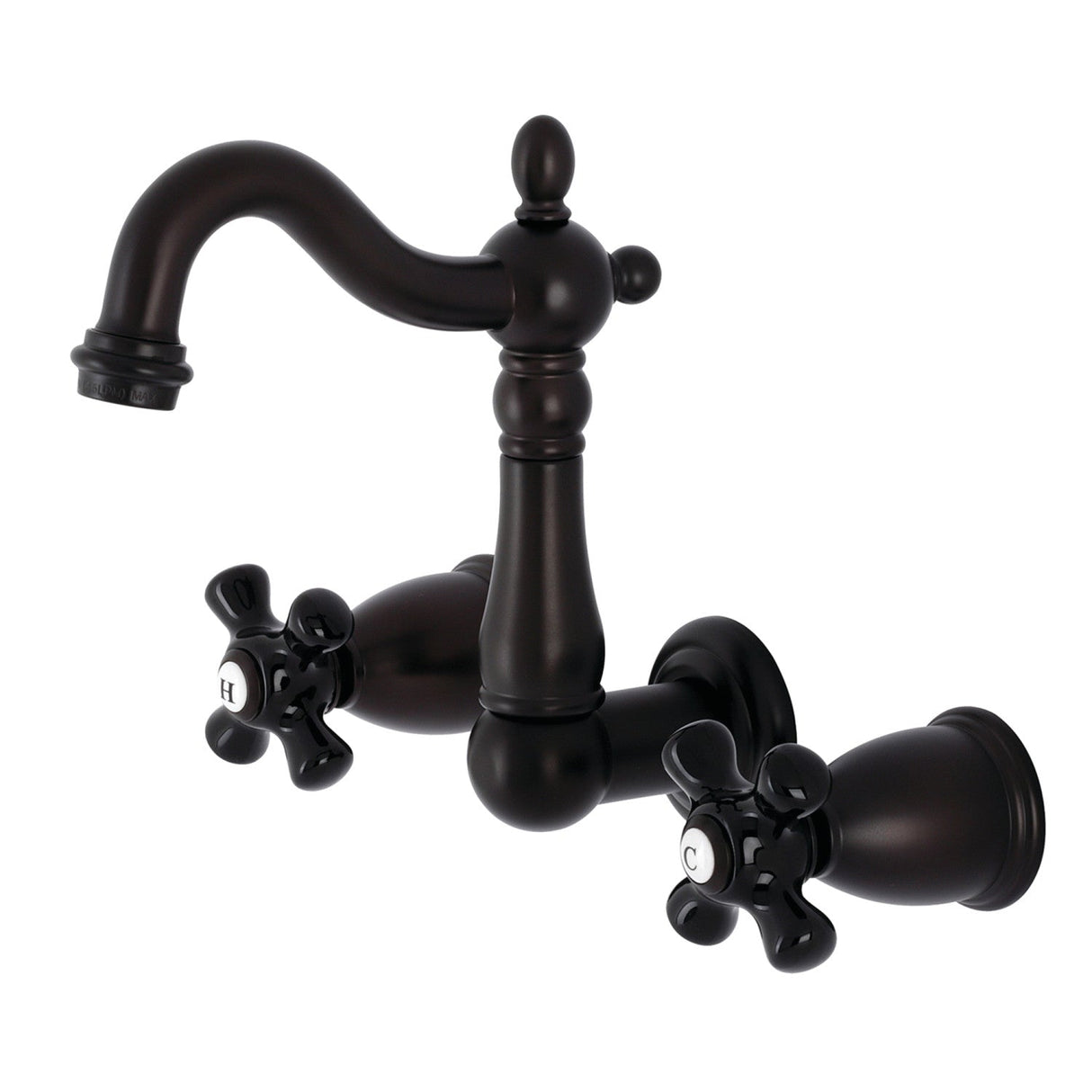 Duchess KS1225PKX Two-Handle Wall Mount Bathroom Faucet, Oil Rubbed Bronze