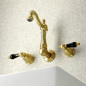 Duchess KS1227PKL Two-Handle Wall Mount Bathroom Faucet, Brushed Brass