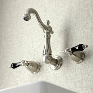 Duchess KS1228PKL Two-Handle Wall Mount Bathroom Faucet, Brushed Nickel