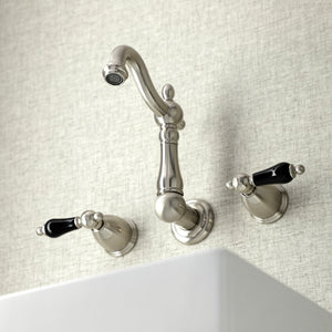 Duchess KS1228PKL Two-Handle Wall Mount Bathroom Faucet, Brushed Nickel