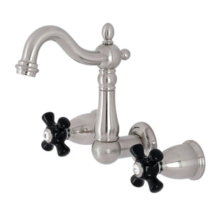 Duchess KS1228PKX Two-Handle Wall Mount Bathroom Faucet, Brushed Nickel
