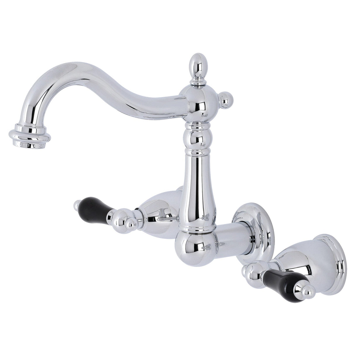 Duchess KS1251PKL Two-Handle Wall Mount Bathroom Faucet, Polished Chrome
