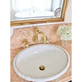 Heritage KS1252AX Two-Handle 3-Hole Wall Mount Bathroom Faucet, Polished Brass