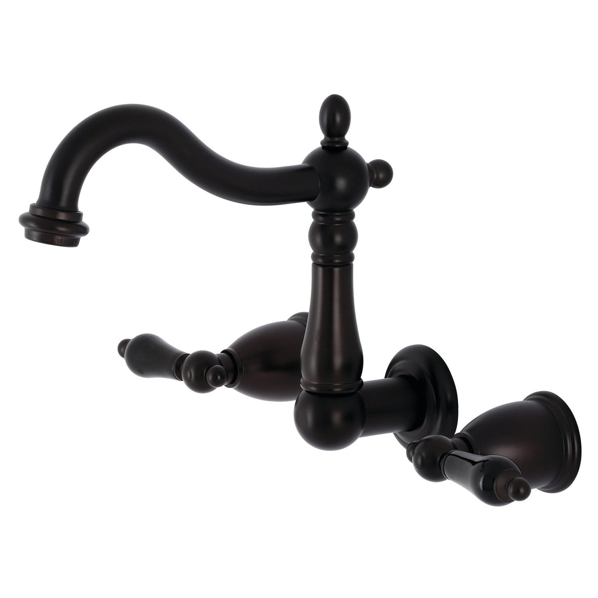 Duchess KS1255PKL Two-Handle Wall Mount Bathroom Faucet, Oil Rubbed Bronze