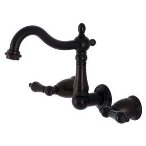 Duchess KS1255PKL Two-Handle Wall Mount Bathroom Faucet, Oil Rubbed Bronze