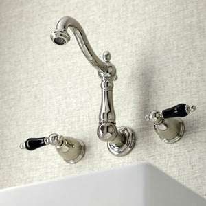 Duchess KS1256PKL Two-Handle Wall Mount Bathroom Faucet, Polished Nickel