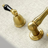Duchess KS1257PKL Two-Handle Wall Mount Bathroom Faucet, Brushed Brass