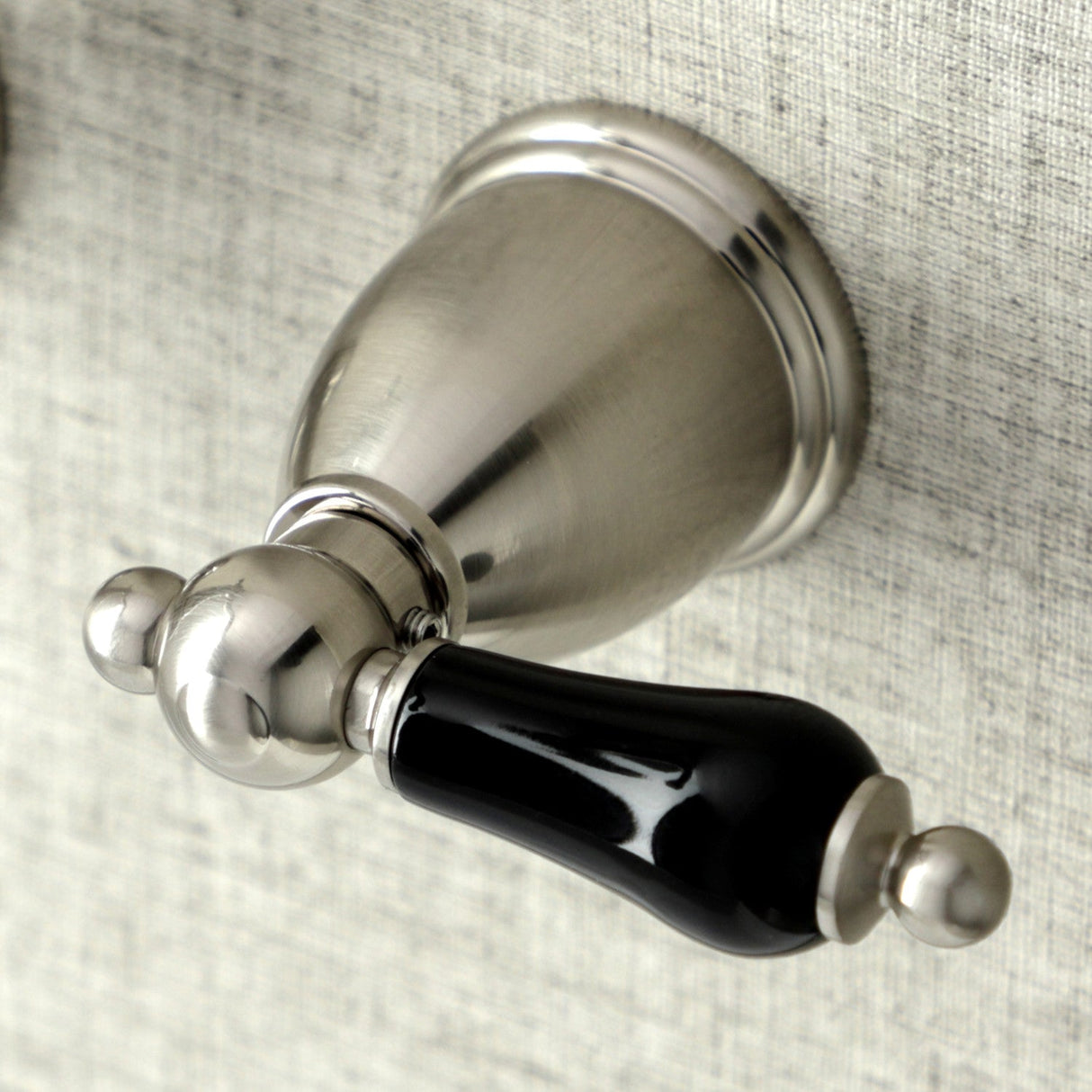 Duchess KS1258PKL Two-Handle Wall Mount Bathroom Faucet, Brushed Nickel