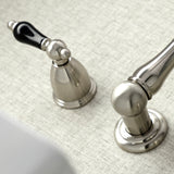 Duchess KS1258PKL Two-Handle Wall Mount Bathroom Faucet, Brushed Nickel
