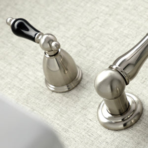 Duchess KS1258PKL Two-Handle Wall Mount Bathroom Faucet, Brushed Nickel