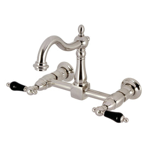 Duchess KS1268PKL Two-Handle 2-Hole Wall Mount Kitchen Faucet, Brushed Nickel