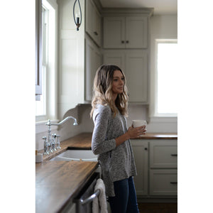 Heritage KS1271ALBS Two-Handle 4-Hole Deck Mount Bridge Kitchen Faucet with Brass Sprayer, Polished Chrome