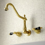 Duchess KS1287PKL Wall Mount Kitchen Faucet, Brushed Brass