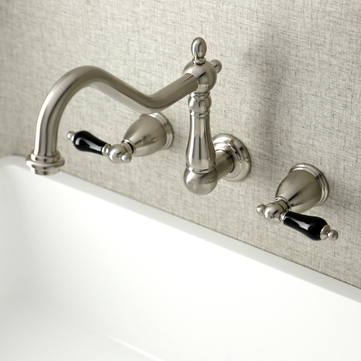 Duchess KS1288PKL Wall Mount Kitchen Faucet, Brushed Nickel