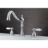 Bel-Air KS1341BPL Two-Handle 3-Hole Deck Mount Roman Tub Faucet, Polished Chrome