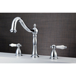 Bel-Air KS1341BPL Two-Handle 3-Hole Deck Mount Roman Tub Faucet, Polished Chrome